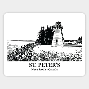St. Peter's - Nova Scotia Magnet